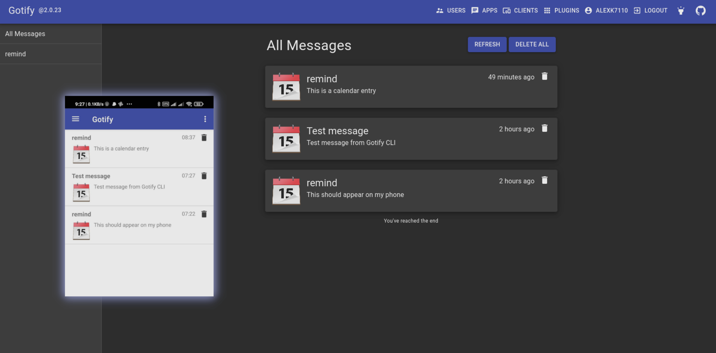 图片[2]小目标分享网-专注资源收集分享平台Gotify：一个属于你自己的实时消息推送服务器小目标分享网-专注资源收集分享平台小目标分享网